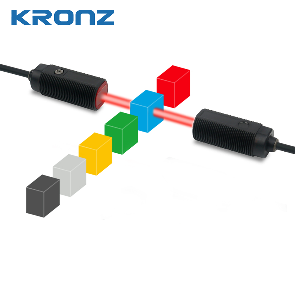 BP18Y Through-Beam Photoelectric Sensor 10m Range PNP IP67 Rated for Harsh Environments