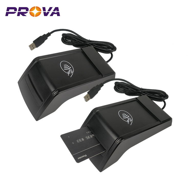 Contact & Contactless Chip Card Reader With USB HID (PCSC) Interface