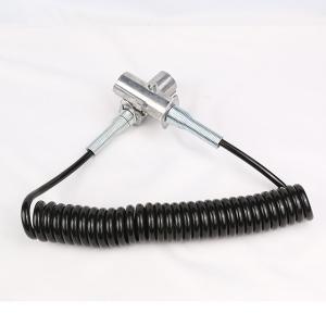 China 7 Core Male Curly Cord Cable Trailer Extension Cable With 4.5M Cable Length wholesale
