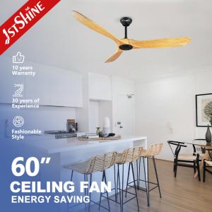 China Electric Power 3 Solid Wood Ceiling Fan Energy Saving Remote Control wholesale