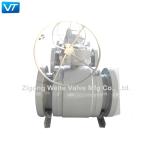 Forged Steel A105 Gearbox Ball Valve 16 Inch Class 600 ASTM a105