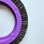 Bruckner Brand Stenter Machin Parts Brush Wheel Purple Body Bristle Brush Pig