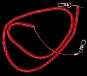 China Kayak fishing rod paddle leash for canoes boats bungee velcro paddle board red long tether wholesale