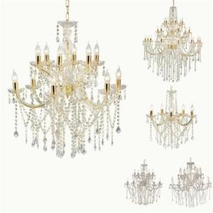 China Gold 5 way gothica fleish style crystal chandelie light (WH-CY-40) wholesale