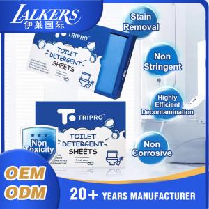China OEM Septic Safe Toilet Cleaning Sheets Remove Odors Toilet Cleaner Sheets wholesale