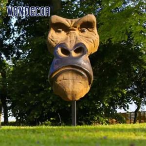 China Orangutan Face Bronze Statues Sculpture Captivating wholesale