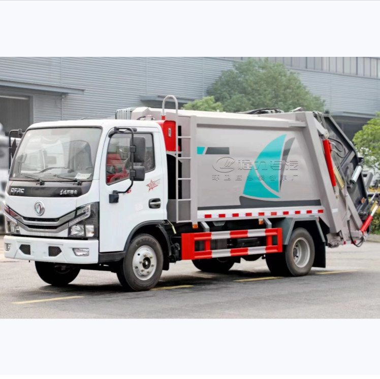 120HP Carbon Steel Garbage Truck Remote Control Garbage Truck
