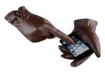 Fashion Windproof Leather Driving Gloves 100 G Weight Used For Adult
