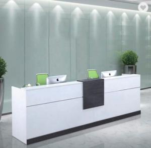 China L Shaped Checkout Counter Modern Office Furniture wholesale