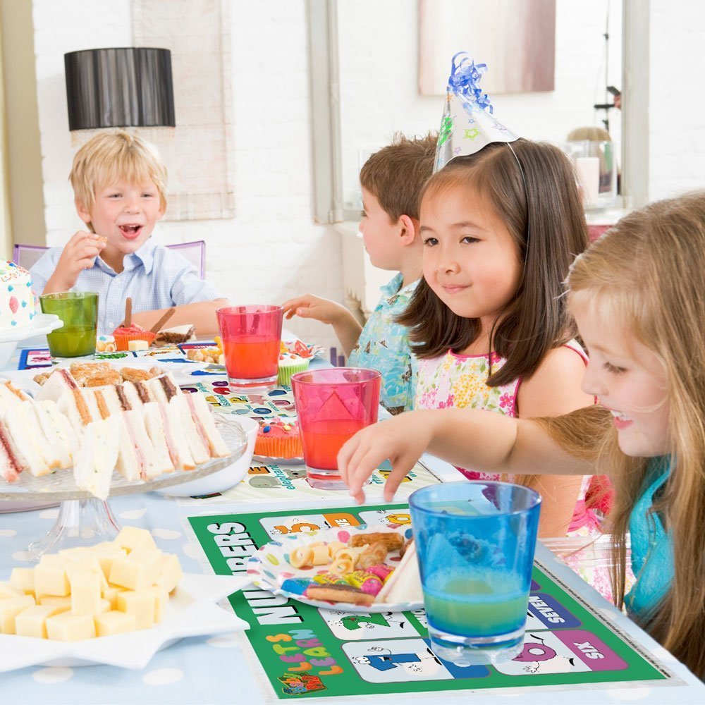 Oil Proof Disposable Dining Table Mats Plastic Kids Dinner Mat