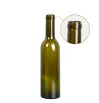 Customized Logo Luxury Red Wine Glass Bottle with Spray Cap and Glass Collar