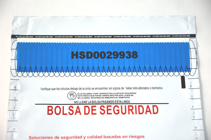 Waterproof Coin Safe Tamper Evident Security Bags Digital Printing