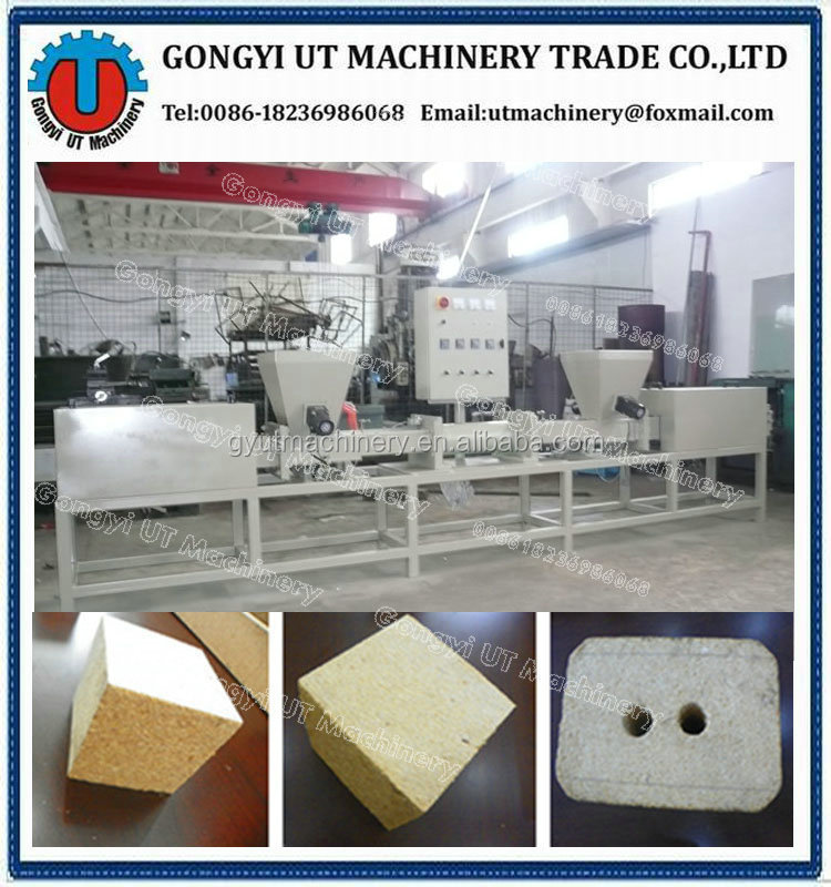 Waste Sawdust Recycling Wood Feet Block Hot Press Machine with 550-700 kg/m3 Pressure