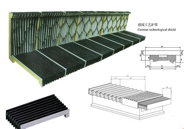 folded bellow covers for laser machine cnc machine