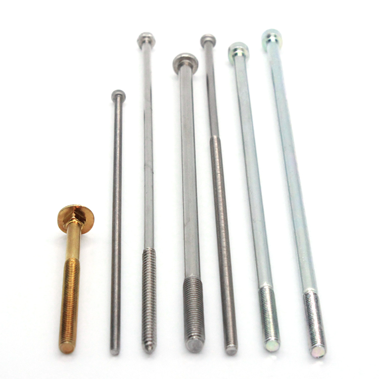 Customizable Size M8 Pan Head Stainless Steel Machine Screw 100mm Elongated