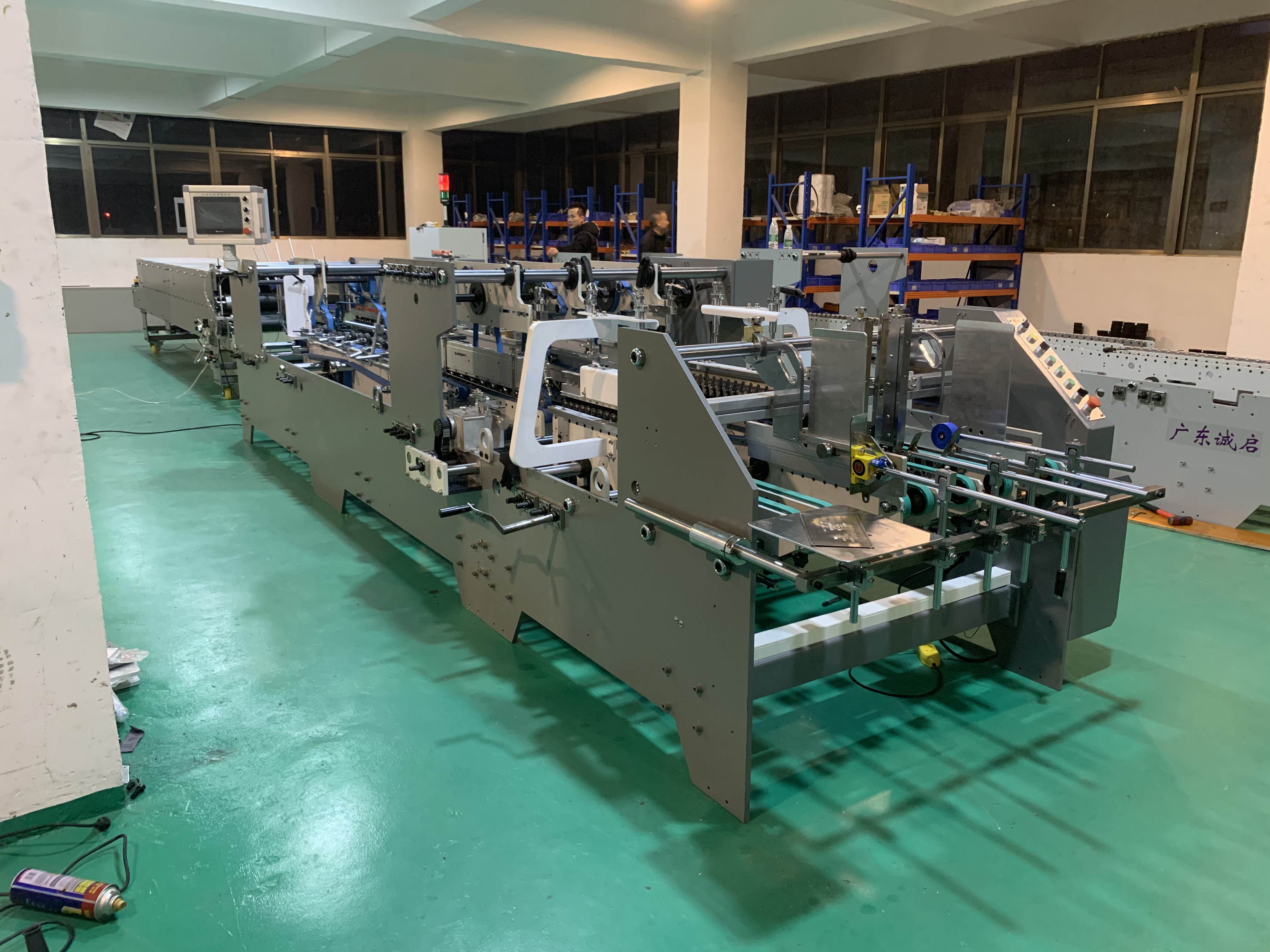 Folder Gluer Machine for Hard Cover Book Making Incorporating Water Soluble Cold Glue