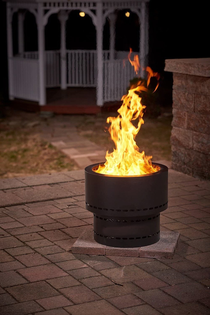 Outdoor Smoke Free Fire Pits Stainless Steel Bonfire Pit Campfire Pit