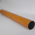 customized 6063 natural bamboo wood grain extrusion aluminum alloy profile