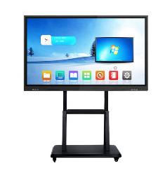China Conference 1.8mm Bezel 98 Inch Interactive LCD Whiteboard 220W wholesale