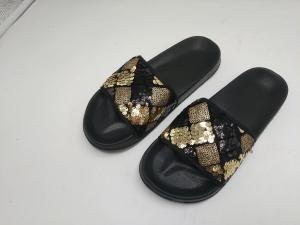 China Girl'S Bow Lip Beaded Eva Foam Summer Slipper Shoes wholesale