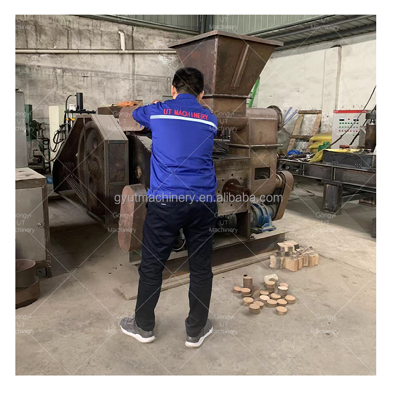 Hydraulic Press Briquette making Machine Industry Use For Compressed Sawdust