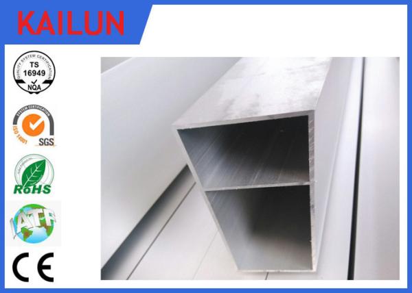 Railway Cable Channel Aluminum Extrusion Profiles Section Square Tube with