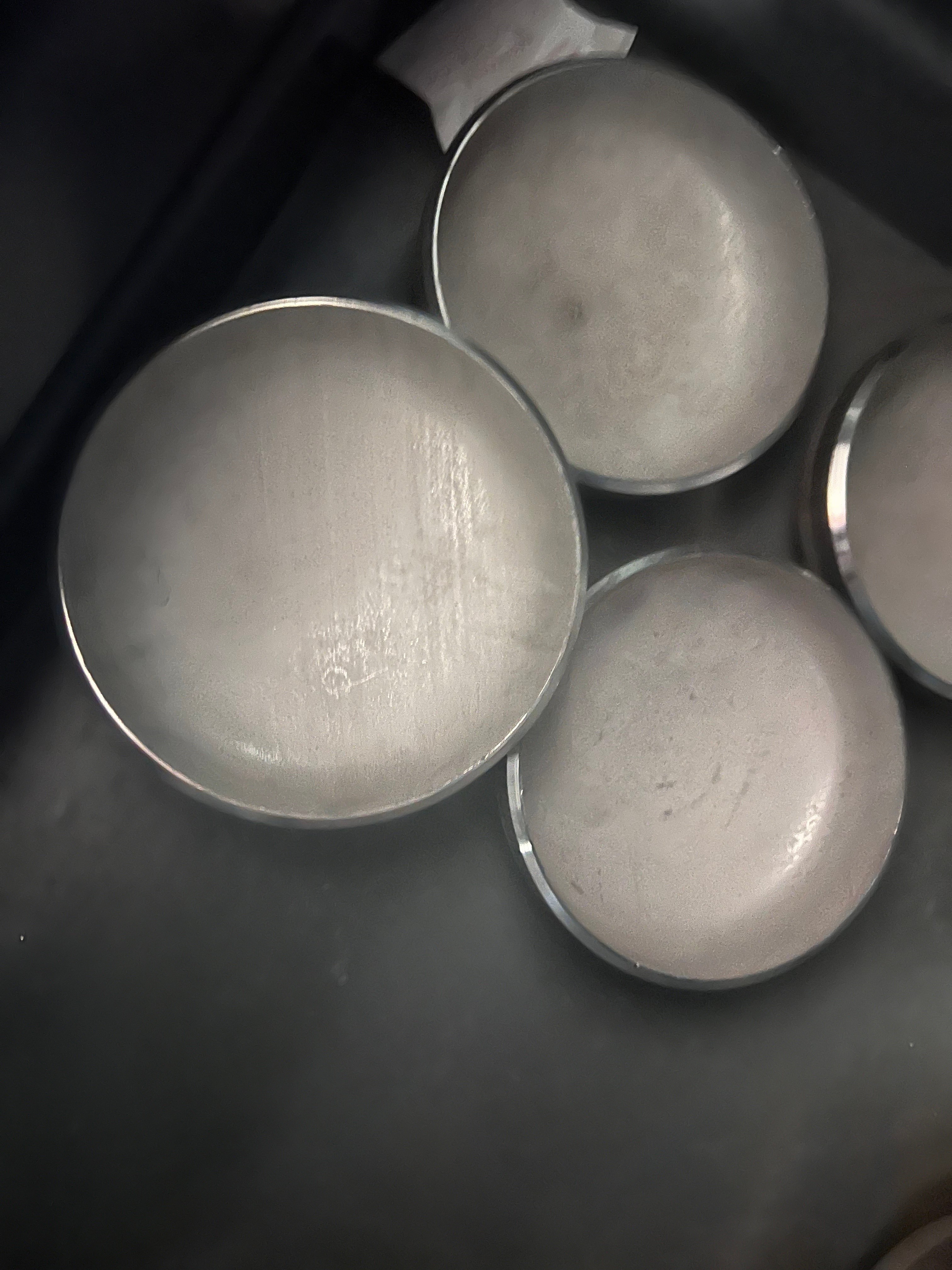 1/2"-24" Inch Chemical Industry 304 316L Metal Pipe Fittings Stainless End Caps