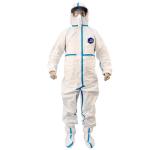 Isolation Hooded Lightweight Disposable Coveralls Body Suit High Air Permeabilit