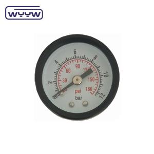 China Stainless Steel Vacuum Pressure Gauge 1/4&quot; NPT Pressure Gauge Connection Chrome Plated wholesale
