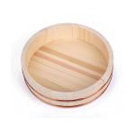 Diameter 39cm white pine Wooden Hangiri Rice Mixing Bowl