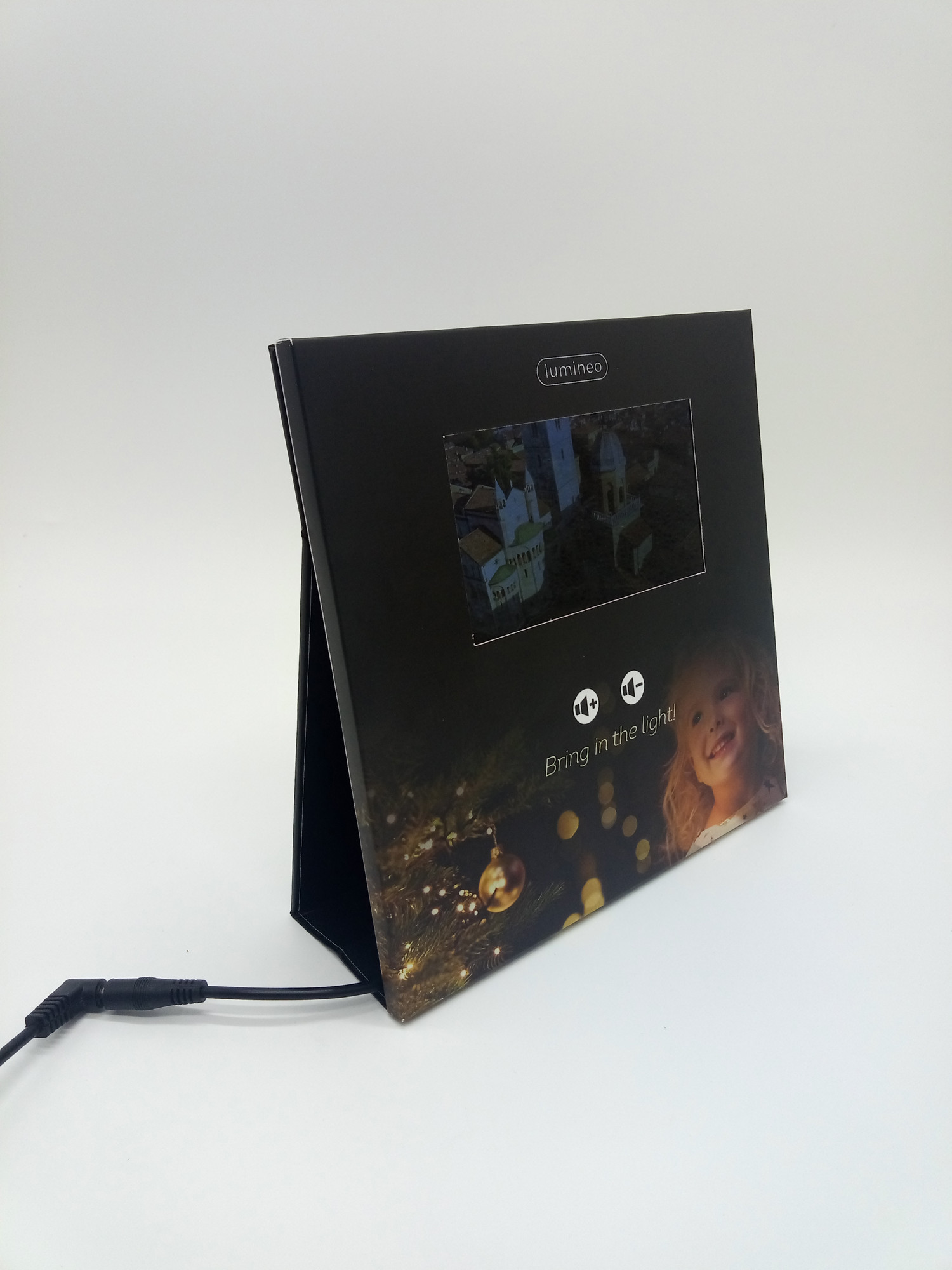 Merchandising video display with 10 inch HD screen,LCD video POS display for retail marketing
