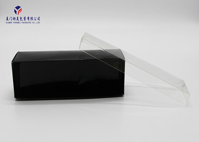 Custom Plastic Box Packaging Transparent Clear Plastic Cover For Hard Paper Box