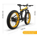 CE Certificate Fat Tire Electric Bike 26 Inch 48V Lithium Battery