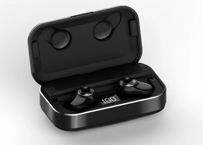 150 Hours True Wireless Stereo Earbuds With LED Display Charing Box