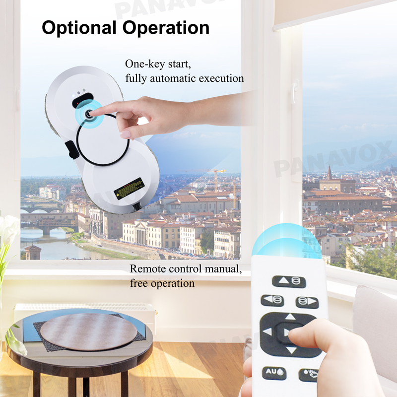 Brushless Motor Electric Window Cleaner Robot High Building Glass Intelligent Design
