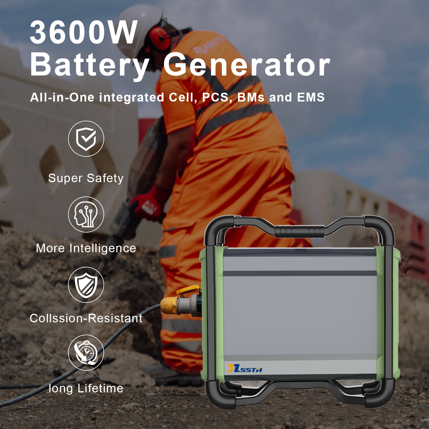 3600w 110V 220V Camping Outdoor Battery Generator Portable Power Station
