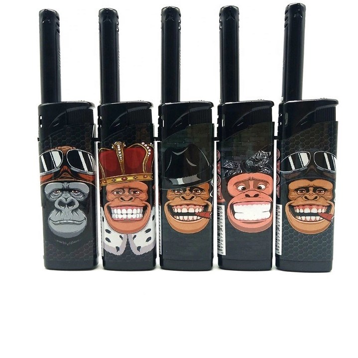 Dy-B001 Mini Kitchen BBQ Butane Gas Electronic Lighter for Fireplace