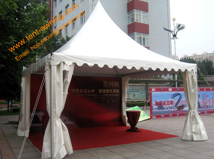 High Peak Pole Tent, fireproof PVC, 3x3m, 4x4m, 5x5m, 6x6m, Rental Tent