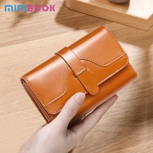 China Women's Wallet Genuine Leather Clutch Money Bag Short Gender Women Vintage Card Holder wholesale