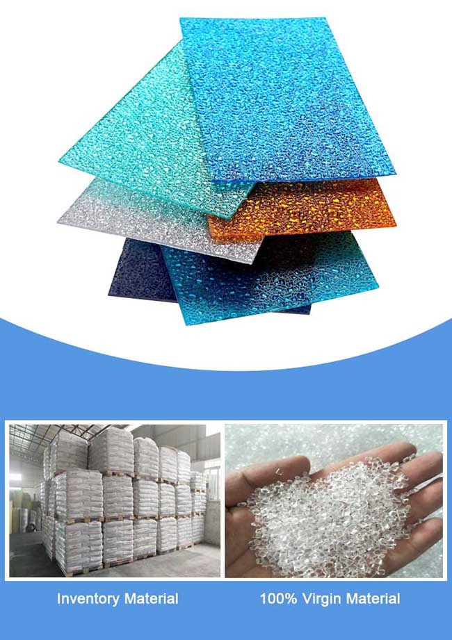 Awning 4.5mm Transparent Corrugated Sheet