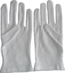 China Cotton gloves, Parade gloves, bleached white wholesale