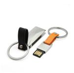 Promotional Gifts Leather USB Flash Drives with Logo-Printing