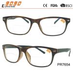 New arrival and hot sale of plastic bifocal reading glasses suitable for women