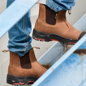 China 37-40 Industrial Steel Toe Boots M 8025NB Steel Toe Rubber Boots wholesale