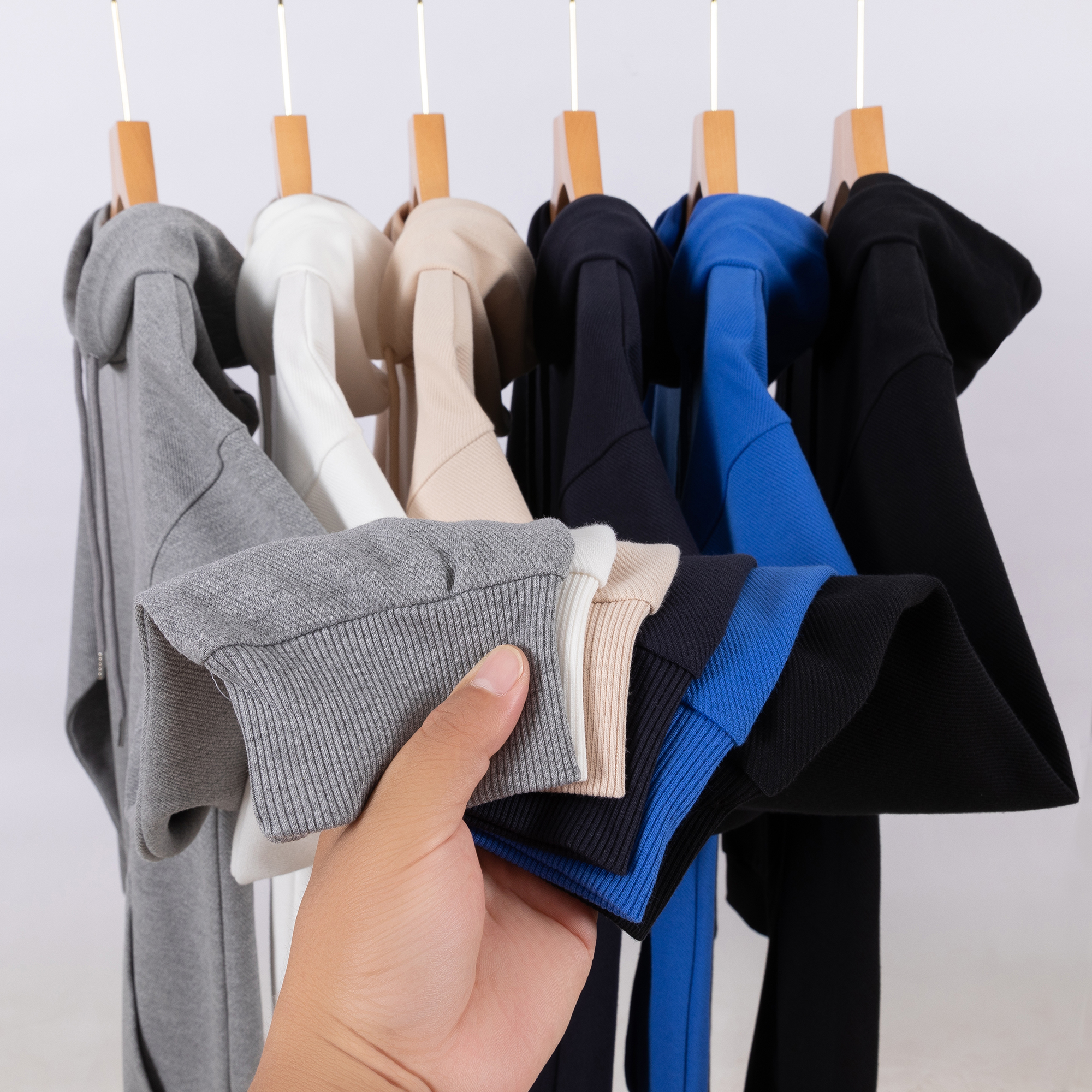 FODARLLOY Fashion Colors Black Hoodie OEM Streetwear Essentials Oversize Unisex Pull Coat Men's Hoodies Pullover Red