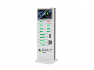 China Restaurant Quick Charger Public Mobile Phone Charging Station Built In Cable wholesale