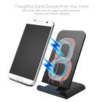 Universal Fast Standing Wireless Charger Holder 5v 2a Anti Slip Hige Safety