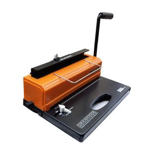 China Professional 34 Hole A4 Calendar Punching Machine For Coil Iron Ring Binding wholesale