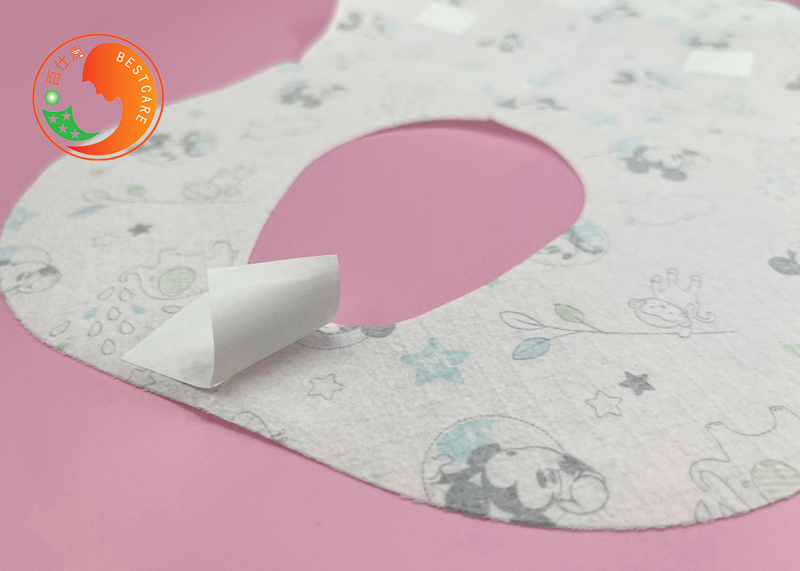 Comfortable Disposable Baby Bibs Hygienic Fluoresce Free Baby Bibs