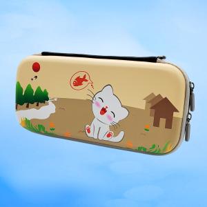 China Cute Cartoon Animal Cat Pattern PU Leather Travel Bag for Nintendo Switch Oled wholesale